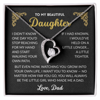 To My Beautiful Daughter "I Will Love You Always"